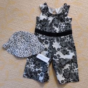 NWT Janie and Jack romper and hat